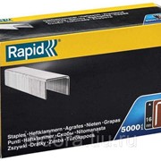 Скобы тонкие широкие RAPID 16 мм тип 80 (12 / ВеА 80 / Prebena A / Senco AT)2, 5000 шт фотография