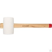 ЗУБР 450г, киянка резиновая белая с деревянной ручкой 20511-450 20511-340_z01 фото