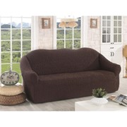 Чехол для трёхместного дивана Karna, без юбки, цвет коричневый фото