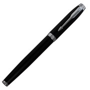 Ручка-роллер Parker IM Essential T319 Matte Black CT F, 0.5 мм, корпус из латуни, чёрные чернила (2143634)