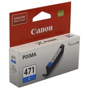 Картридж Canon CLI-471C (0401C001) для Canon Pixma MG5740/MG6840/MG7740, голубой фотография