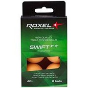 Мяч для настольного тенниса Roxel Swift 2* оранжевый, 6 шт. фотография