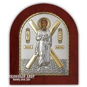 Святой Апостол Андрей Первозванный - Греческая Икона С Серебром И Позолотой Код товара: ОGOLD