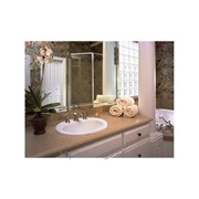 Столешница для ванной из искусственного камня фотография