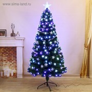 Ёлка фиброоптическая, галактика, 180 см, d нижнего яруса 90 см, 220 веток фото