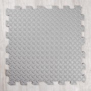 Развивающий коврик-пазл «Серый» 60х60х1 см фото