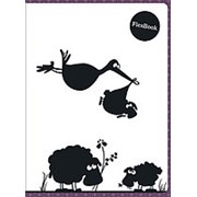 Тетрадь 80л, А5, клетка, Flex Book Expert Complete Funny Animals, бордовая фотография