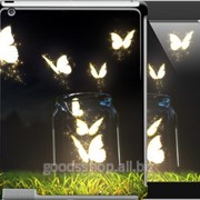 Чехол на iPad 2/3/4 Светящиеся бабочки 2983c-25 фотография