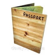 Прикольная обложка для паспорта Древесина фото