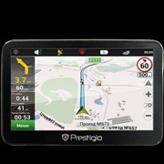 5300GBNV GeoVision Prestigio навигатор, 5"\12.7 см, Navitel СНГ, 4 Gb, Чёрный