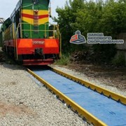 Железнодорожные вагонные весы ВТВ для статико-динамического взвешивания 80 тонн фото