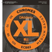Комплект струн для бас-гитары D'Addario ECB82 Chromes