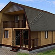 Дом из профилированного бруса 6 на 9 фото