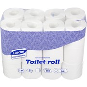 Бумага туалетная Luscan Professional 2сл бел втор втул 20м 160л 24рул/уп фото