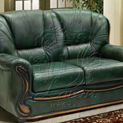 Двухместный кожаный диван Изабель 2