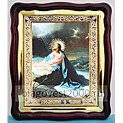 Икона в фигурном киоте, с багетом Храмовая, Моление о чаше, 43х50 фото