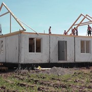 Строительство домов и коттеджей из таумалитовых панелей фото
