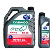 Всесезонное моторное масло DAEWOO 5W30 для автомобилей Daewoo Lanos, Nubira, Espero, Leganza. фотография