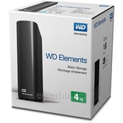 Накопитель внешний 3.5“ USB 4.0Tb WD Elements Desktop (USB, Black, WDBWLG0040HBK-EESN) фото