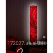 Дизайнерский торшер-светильник 105 см "Красная роза в каплях росы"