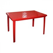 Стол прямоугольный (1200*850*750)(красный) фото