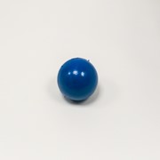 Мяч для метания синий 130 гр., резина фото