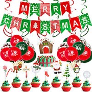 Рождество Воздушный шар Набор украшений для вечеринки Воздушный шар Украшение интерьера Круглый Латекс фотография