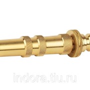 Наконечник поливочный RACO Profi регулируемый, латунный удлиненный фото