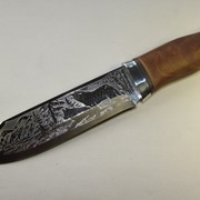 Нож туристический НС-06 с алюминиевыми накладками, Златоуст фото