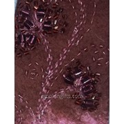 Варежки женские “Стеклянные цветы“ фото