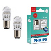 Лампа светодиодная Philips P21/5W LED 21/5W 12836REDX2 2шт. фотография