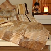 Пошив покрывал на мебель из натурального меха лисы, бобра, енота, ондатры, шиншиллы, кролика, покрывала и пледы с натурального меха, Киев