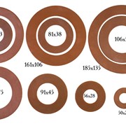 Прокладки уплотнительные из Биконита для газовой среды для фланцевых соединений фото