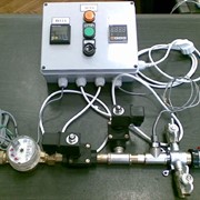 Проточный смеситель-дозатор воды с автоматическим сливом в канализацию марки ПСДВ-2 фото