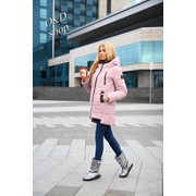 Женская стильная длинная курточка с капюшоном, в расцветках, р-р 48-56 фотография
