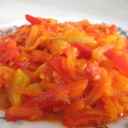 Перец резаный с овощным фаршем в томатном соусе ГОСТ 18611-73
