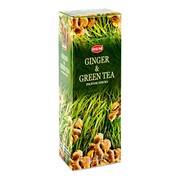 Благовония (ароматические палочки) Hem Имбирь и Зелёный Чай (Ginger & Green Tea), 20 палочек фото