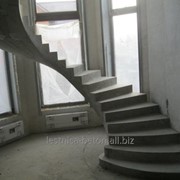 Лестнница бетонная “Гладкоподшитая“ фото