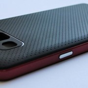 Чехол на Самсунг Galaxy A5 A500H SGP Case Силикон Черный Красный фотография