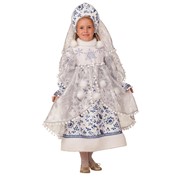 Карнавальный костюм для детей Батик Батик Снегурочка Метелица детский, 38 (146 см) фотография
