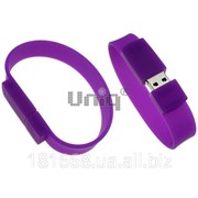 USB Flash Uniq БРАСЛЕТ Силиконовый фиолетовый фотография