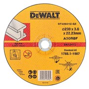 Круг отрезной по металлу DEWALT DT42601Z, INDUSTRIAL, (230 x 22.2 мм)