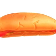 Виниловая игрушка-пищалка для собак Большой Хот-Дог, 23 см фотография