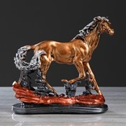 Сувенир “Конь бегущий“, бронзовый, 30 см, микс фотография