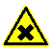 Предупреждающий знак, код W 18 Осторожно. Вредные для здоровья аллергические (раздражающие) вещества фото