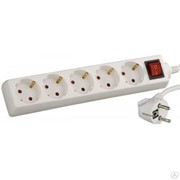 СВЕТОЗАР 2 м, 5 гнезда, заземление и выключатель, удлинитель электрический бытовой SV-55055-2 фото