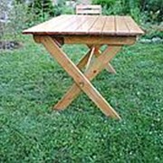 Деревянный складной стол (ширина 1 м) фото