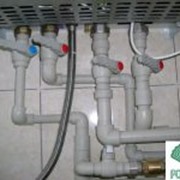 Прокладка водопроводов, канализации, систем отопления, теплоснабжения, монтаж, наладка узлов учета тепловой энергии. фото