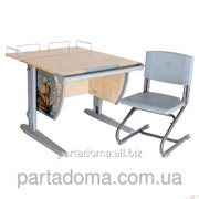 Набор школьной мебели Дэми СУТ.14-01 клен/серый Фрегат со стулом фотография