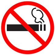 Знак T214 Знак о запрете курения фотография